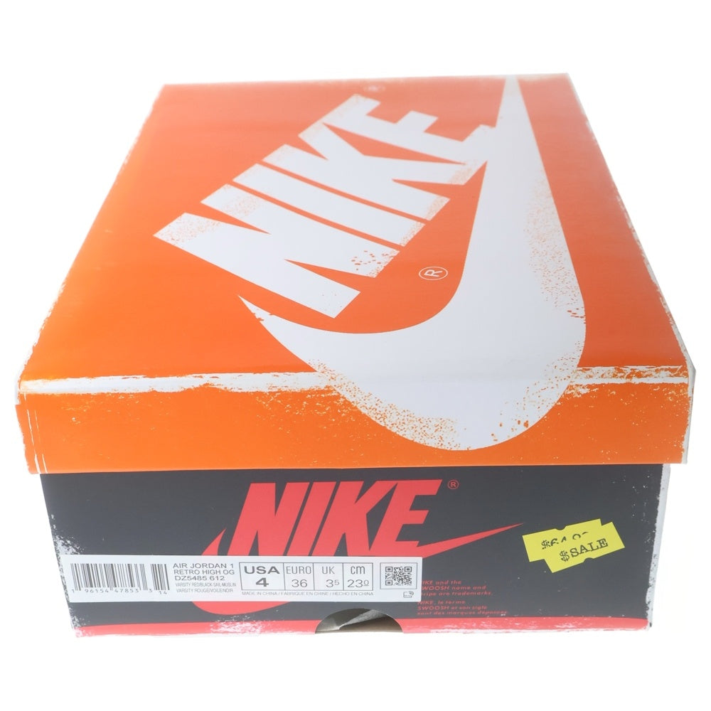 NIKE(ナイキ) AIR JORDAN 1 HIGH OG エアジョーダン1 ハイ OG ロスト&ファウンド シカゴ ハイカットスニーカー シューズ ホワイト/レッド US4/23.0cm DZ5485-612 レディース