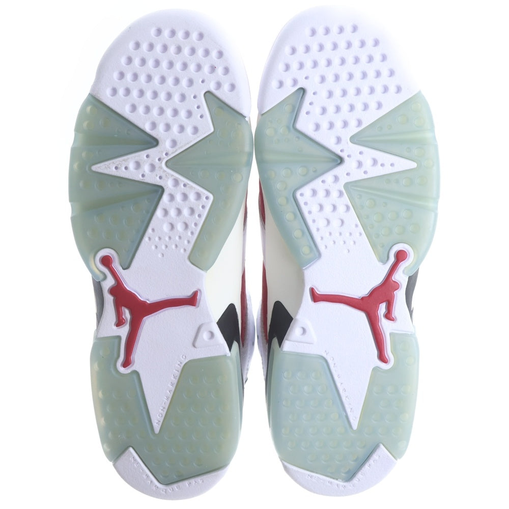 NIKE(ナイキ) AIR JORDAN 6 GS Carmine エアジョーダン カーマイン ハイカットスニーカー ホワイト/レッド US5Y/23.5cm 384665-106 レディース