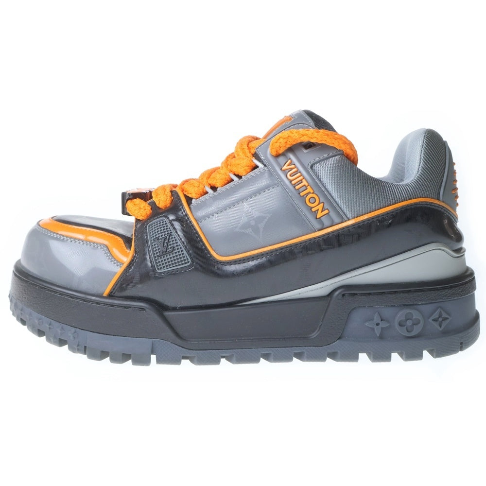 LOUIS VUITTON(ルイヴィトン) LV TRAINER トレイナー マキシ ライン ローカットスニーカー ブラック/オレンジ 1ACF6G