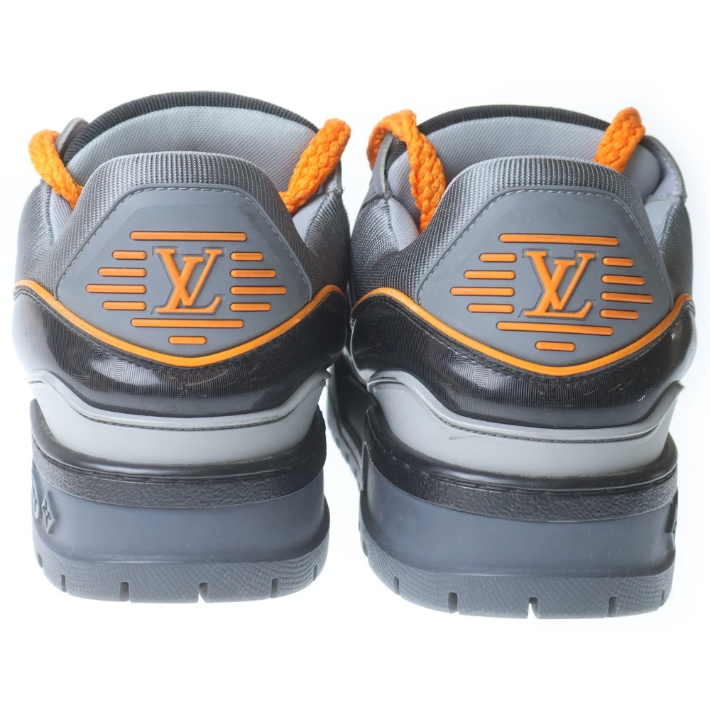LOUIS VUITTON(ルイヴィトン) LV TRAINER トレイナー マキシ ライン ローカットスニーカー ブラック/オレンジ 1ACF6G