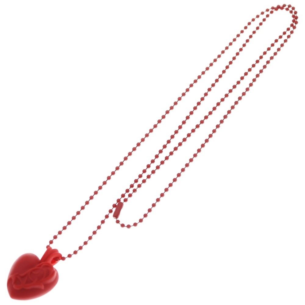 CHROME HEARTS(クロムハーツ) RUBBER HEART ハート ラバーネックレス シリコン レッド BCA307