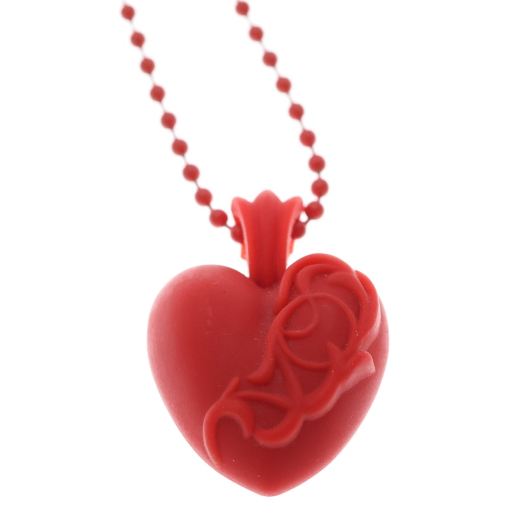 CHROME HEARTS(クロムハーツ) RUBBER HEART ハート ラバーネックレス シリコン レッド BCA307
