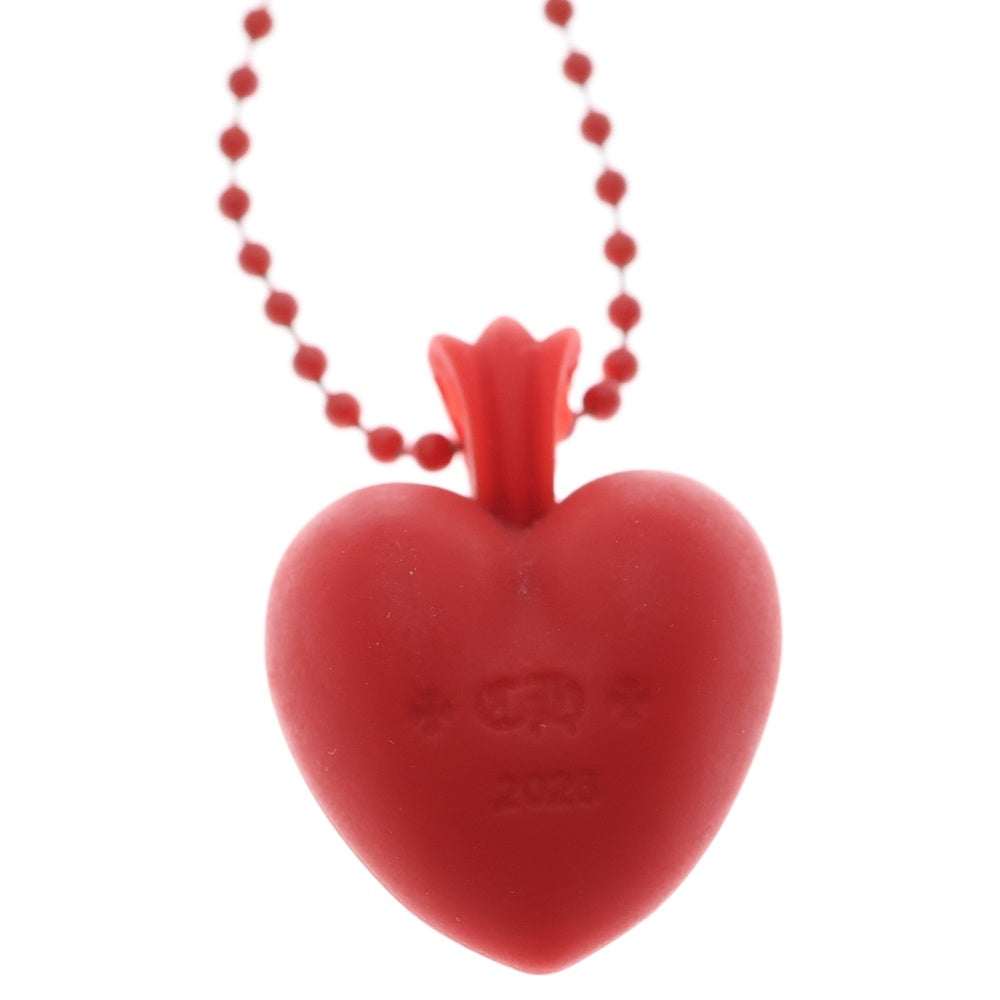 CHROME HEARTS(クロムハーツ) RUBBER HEART ハート ラバーネックレス シリコン レッド BCA307