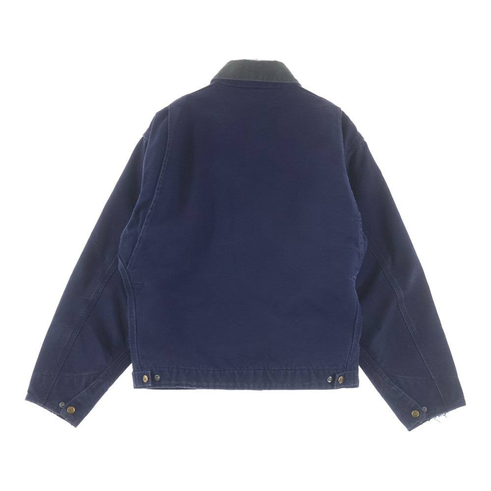 CARHARTT(カーハート) 90S 裏地ストライプブランケット デストロイ ワークジャケット ブルー