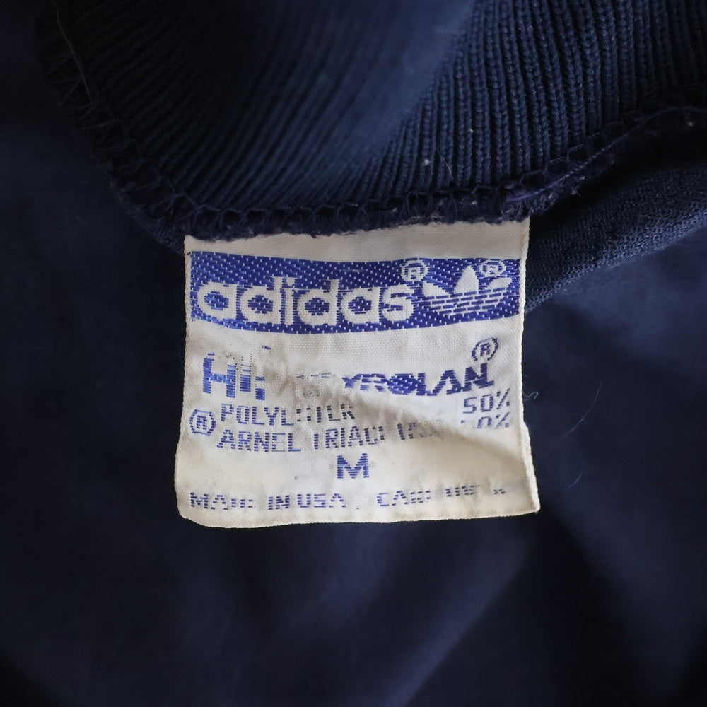 adidas(アディダス) 80S VINTAGE ATP ヴィンテージ トレフォイルロゴ ジップアップ トラックジャケット ネイビー/レッド