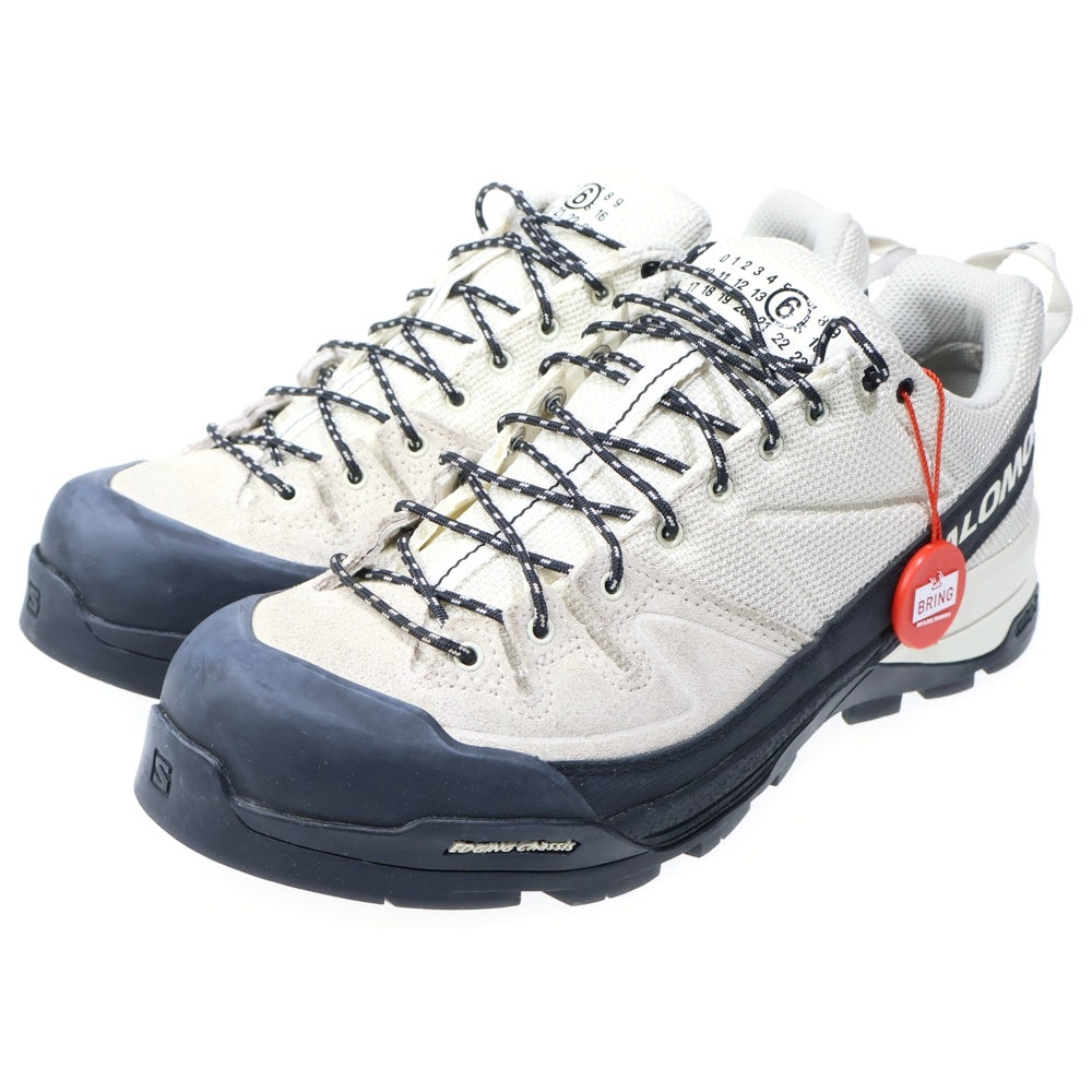 MM6 Maison Margiela(エムエムシックスメゾンマルジェラ) ×SALOMON X-ALP SH3WS0002 サロモン ローカットスニーカー シューズ ブラック/ホワイト US8/26.0cm