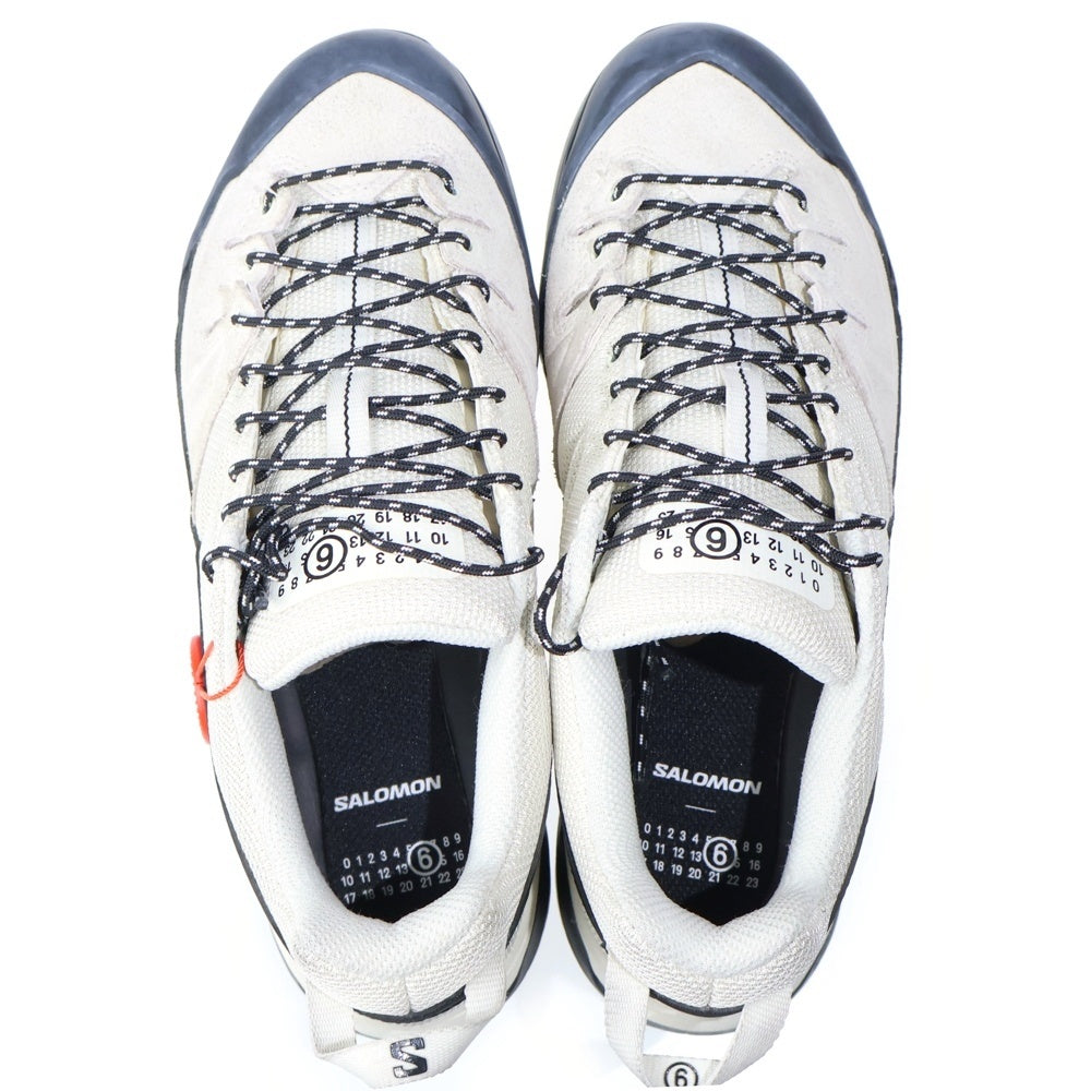 MM6 Maison Margiela(エムエムシックスメゾンマルジェラ) ×SALOMON X-ALP SH3WS0002 サロモン ローカットスニーカー シューズ ブラック/ホワイト US8/26.0cm