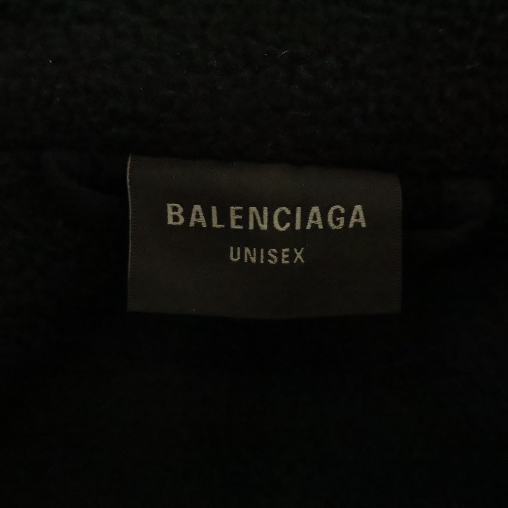 BALENCIAGA(バレンシアガ) 23AW Oversized Logo Embroidered Fleece Jacket キャンペーンロゴ フリースジャケット 768398 TOVV1