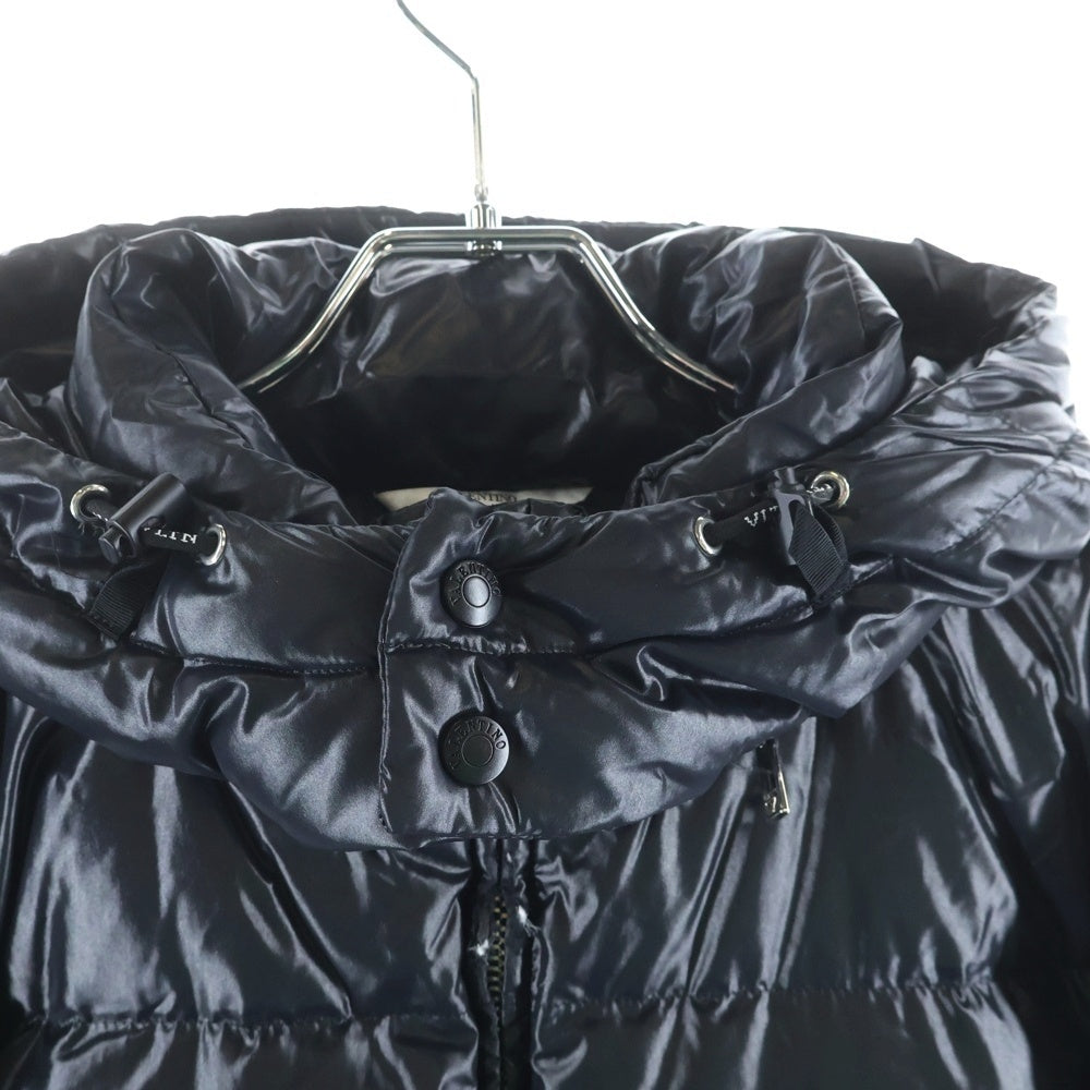 VALENTINO(ヴァレンティノ) 20AW 袖VLTNロゴプリント ジップアップ ダウンジャケット ブラック UV0CNA316SM