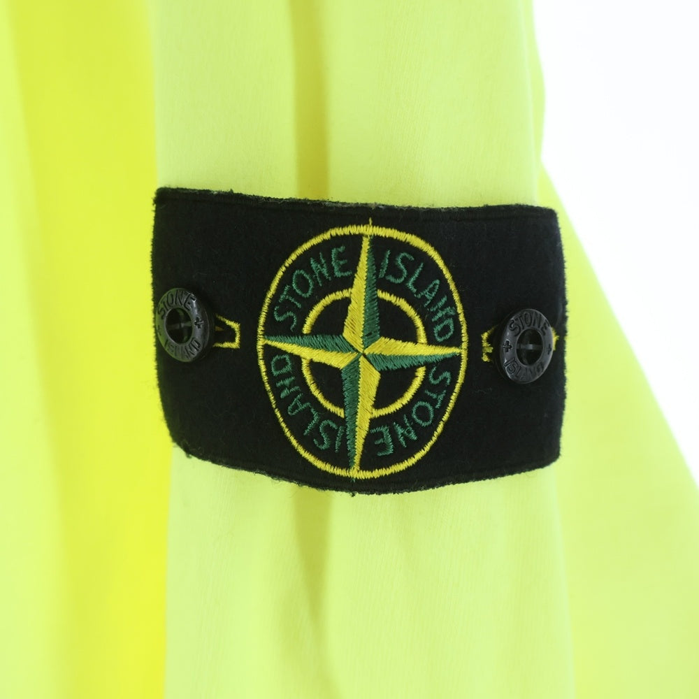 STONE ISLAND(ストーンアイランド) 24SS アームコンパスロゴワッペン クルーネック 長袖Tシャツ カットソー イエロー 801563750