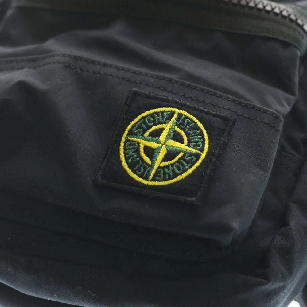 STONE ISLAND(ストーンアイランド) 25AW コンパスロゴワッペン ショルダーバッグ ポーチ ブラック K2S159200019S0257