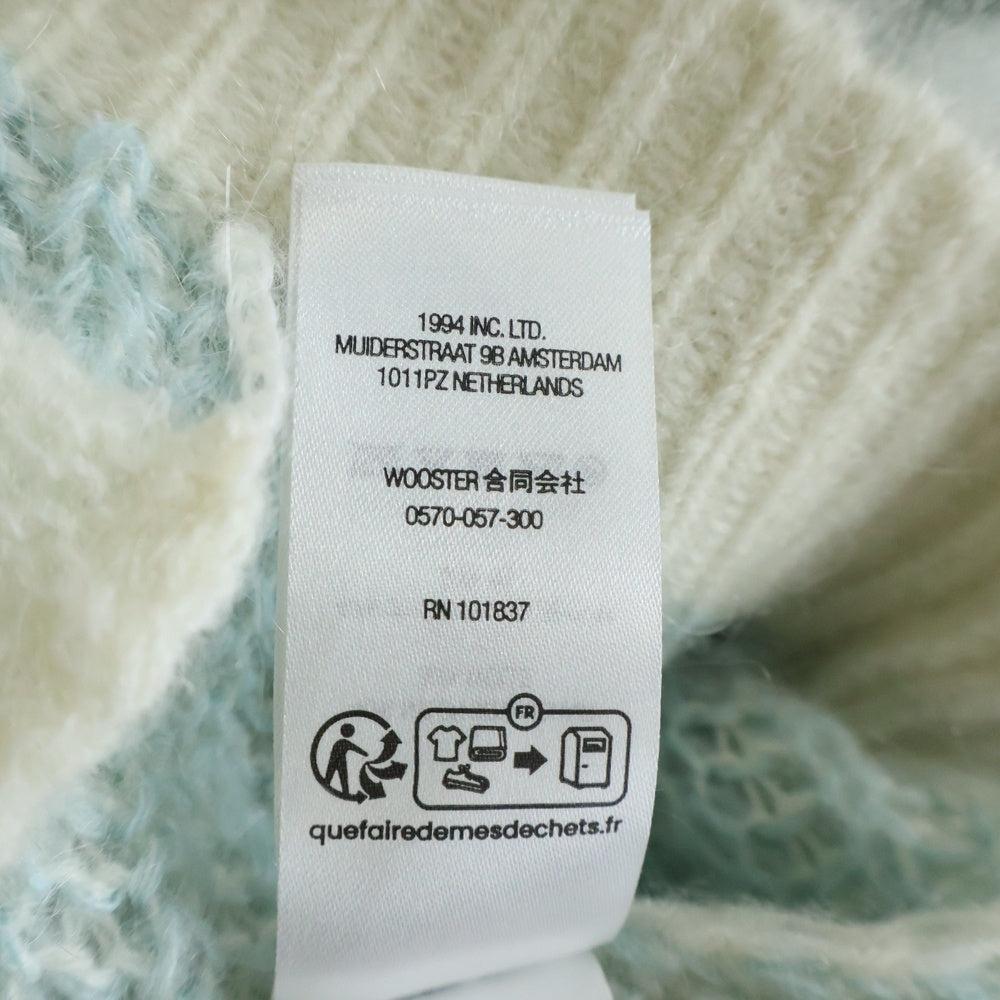 SUPREME(シュプリーム) 25SS 2-Tone Mohair Cardigan ツートーン モヘアカーディガン ライトブルー