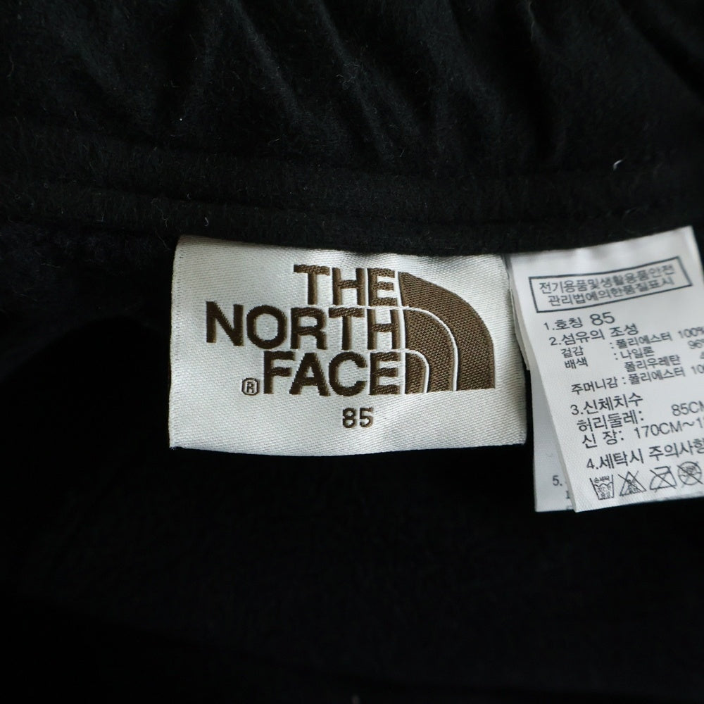 THE NORTH FACE(ザノースフェイス) WHITE LABEL POLATEC FLEEC PANTS ホワイトレーベル ポーラテック サイドライン フリースパンツ ブラック NP6FQ50J