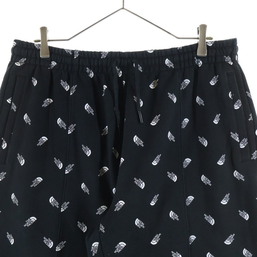 THE NORTH FACE(ザノースフェイス) WHITE LABEL COMFY JOGGER PANTS ホワイトレーベル 総柄 コンフィ ジョガー パンツ ブラック NP6KN04M