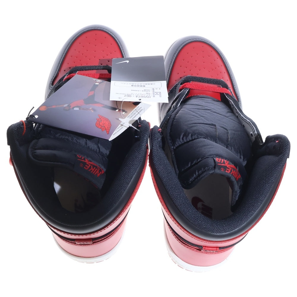 NIKE(ナイキ) AIR JORDAN 1 HIGH 85 BRED エアジョーダン1 ブレッド ハイカットスニーカー ブラック/レッド US9.5/27.5cm HV6674-067