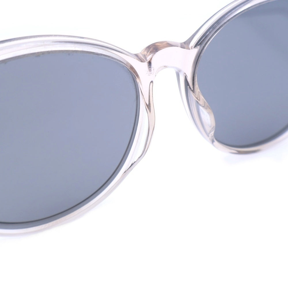 SAINT LAURENT PARIS(サンローランパリ) クリアフレーム ラウンドシェイプ サングラス アイウェア 眼鏡 メガネ グレー SL204/K レディース