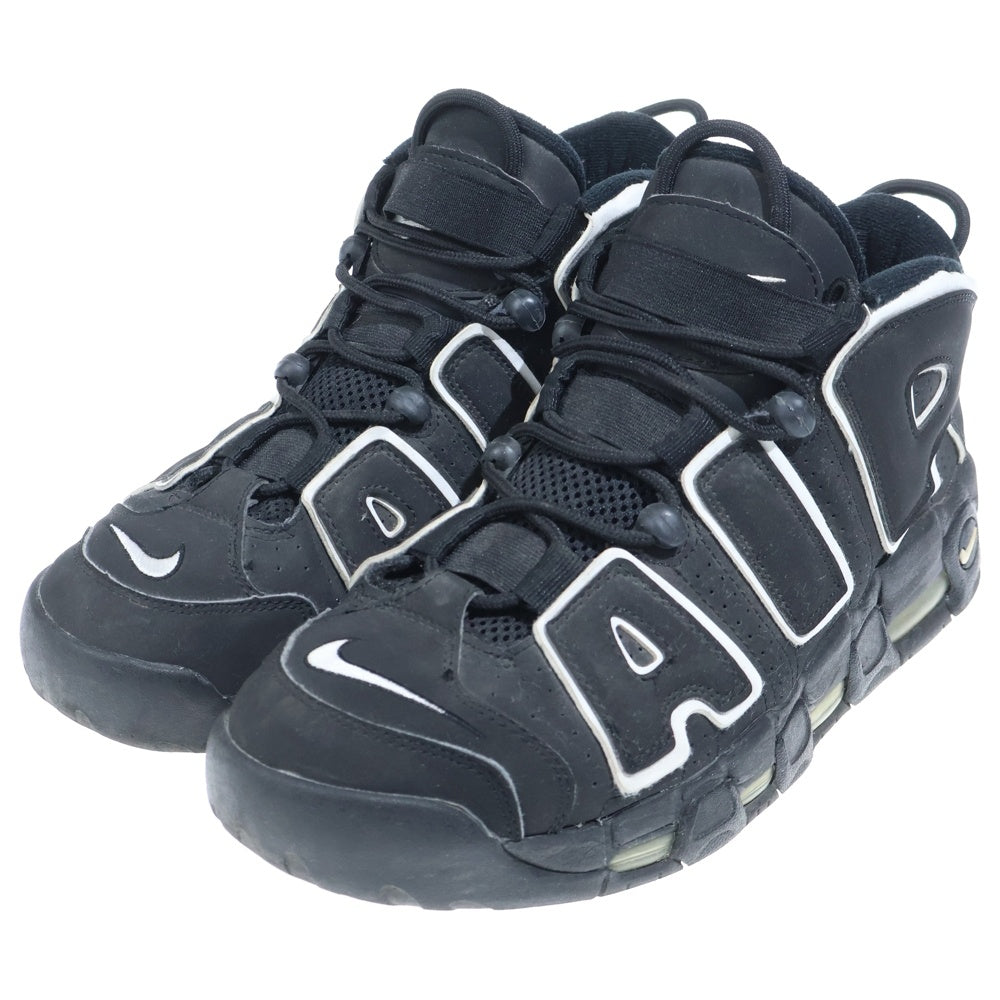 NIKE(ナイキ) 【観賞用2016年製】 AIR MORE UPTEMPO エア モア アップテンポ ハイカットスニーカー ブラック US9.5/27.5cm 414962-002