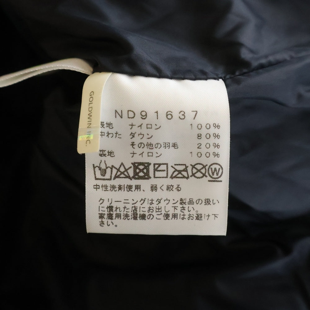 THE NORTH FACE(ザノースフェイス) CAMP SIERRA SHORT キャンプ シェラ ショート ダウンジャケット ブラック ND91637