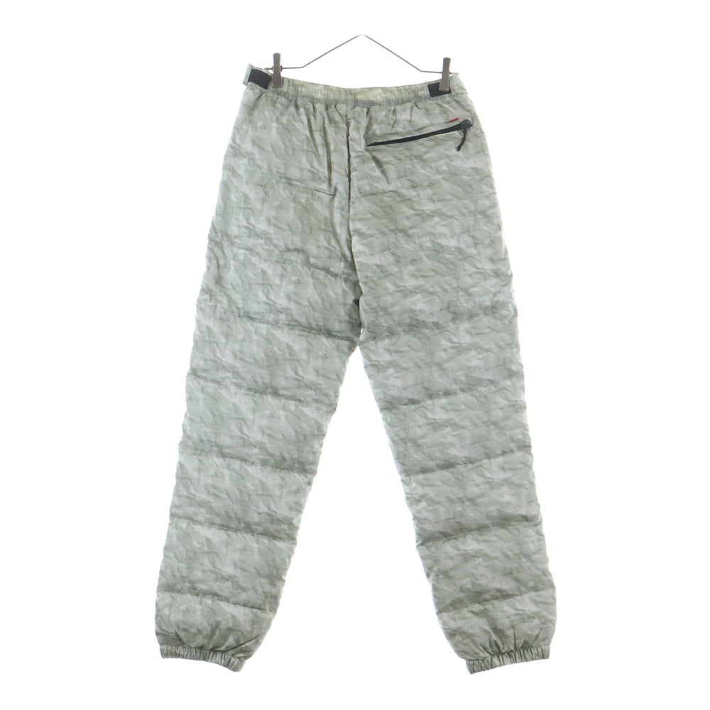 SUPREME(シュプリーム) 19AW ×THE NORTH FACE Paper Print Nuptse Pants ザ ノースフェイス ペーパープリント ヌプシパンツ グレー ND91805I