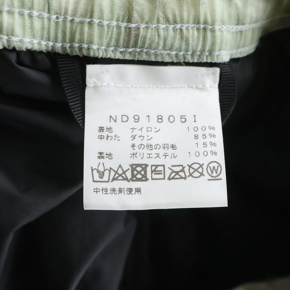 SUPREME(シュプリーム) 19AW ×THE NORTH FACE Paper Print Nuptse Pants ザ ノースフェイス ペーパープリント ヌプシパンツ グレー ND91805I