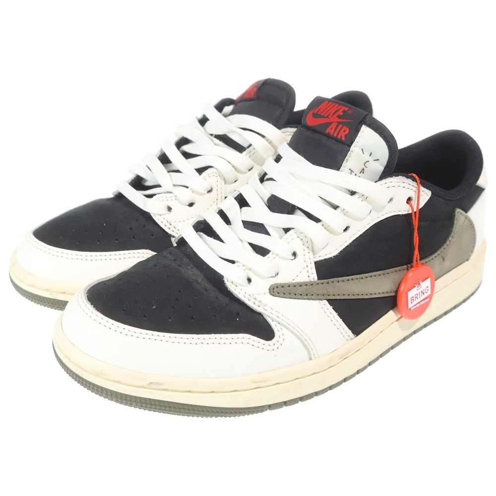 NIKE(ナイキ) ×TRAVIS SCOTT WMNS AIR JORDAN 1 LOW OG トラヴィススコット ウィメンズ エアジョーダン1 ローカットスニーカー マルチ US8/25.0cm DZ4137-106 レディース