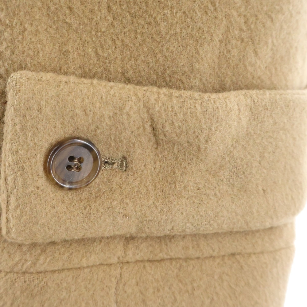 RALPH LAUREN PURPLE LABEL(ラルフローレン パープルレーベル) カシミヤ混 フーデッド ロングダッフルコート ベージュ