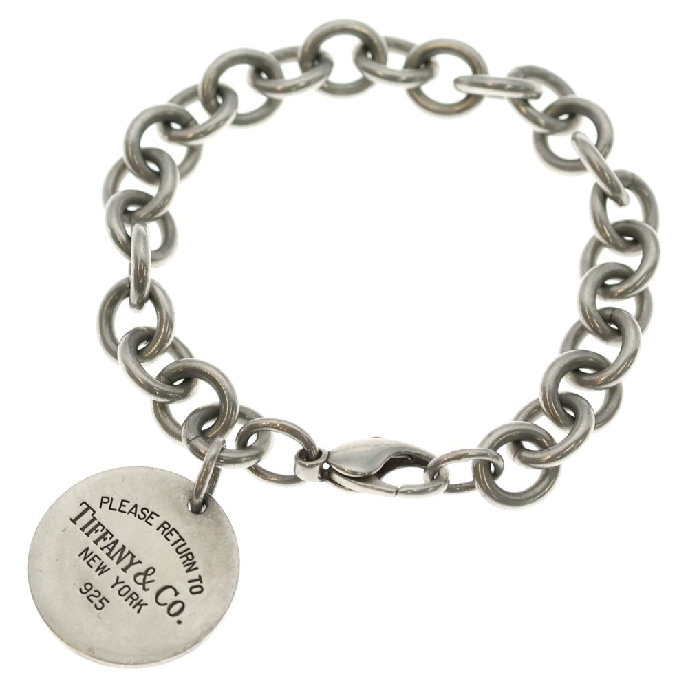 TIFFANY & Co.(ティファニー) ROUND TAG BRACELET ラウンドタグ チェーン ブレスレット シルバー レディース