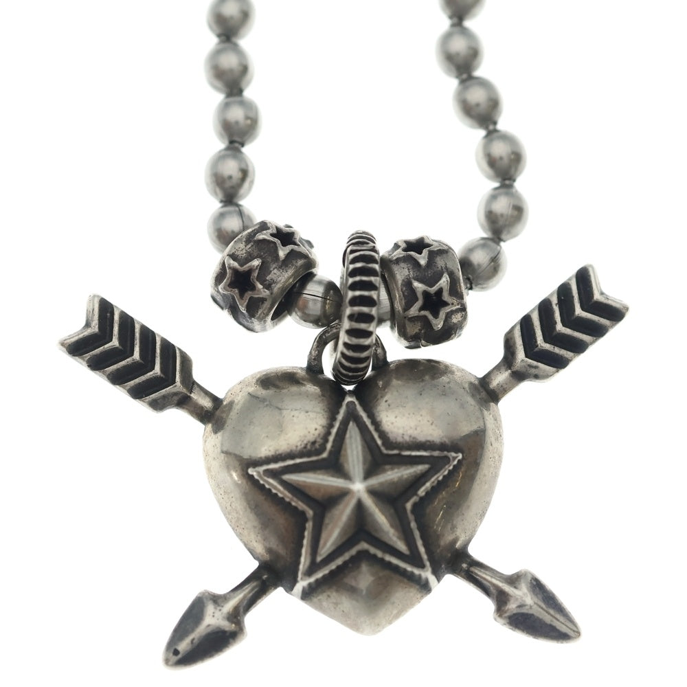 CODY SANDERSON(コディーサンダーソン) Heart & Sheriff Star Arrow ハートスター2アローネックレス シルバー