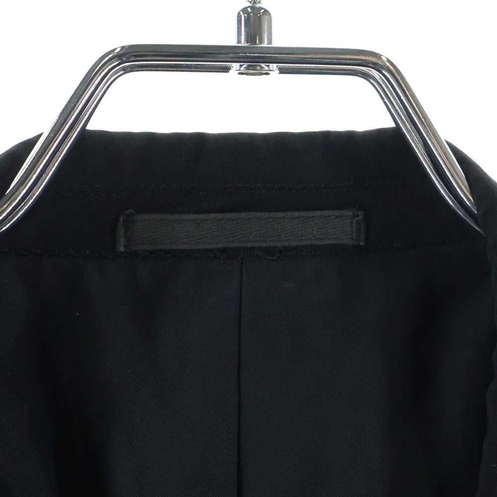 COMME des GARCONS HOMME(コムデギャルソンオム) 90S VINTAGE ヴィンテージ フロントポケットパイピンク ノッチドラペル 3B シングルテーラードジャケット ブラック HJ-02047S AD1996