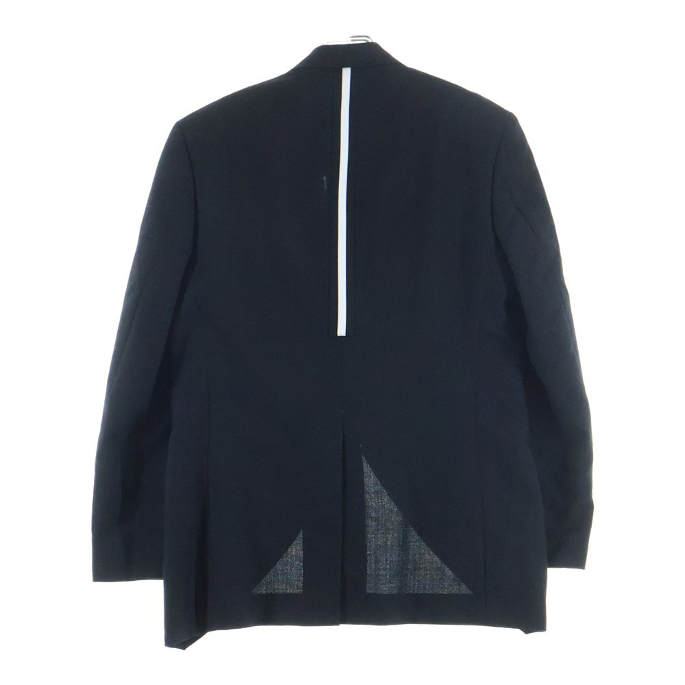 COMME des GARCONS HOMME PLUS(コムデギャルソンオムプリュス) 90S VINTAGE ヴィンテージ ピークドラペル 1B モヘヤ混 ウール シングルテーラードジャケット ブラック PJ-10003S AD1995
