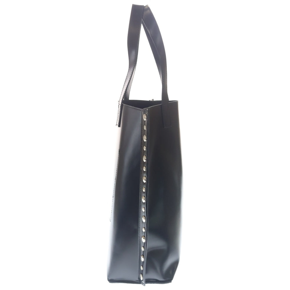 TAO COMME des GARCONS(タオコムデギャルソン) ステアガラススタッズ レザー トートバッグ ブラック TC-K-203