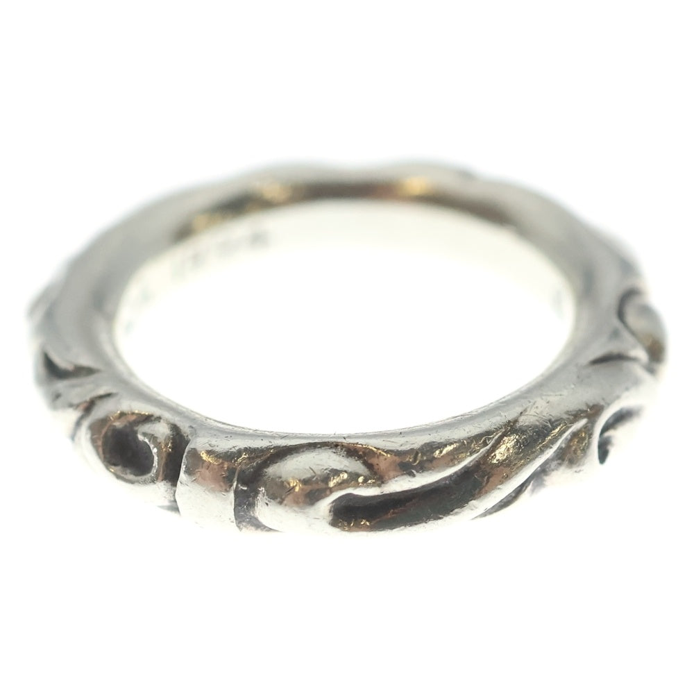 CHROME HEARTS(クロムハーツ) SCRL BAND スクロールバンド リング シルバー BCA351