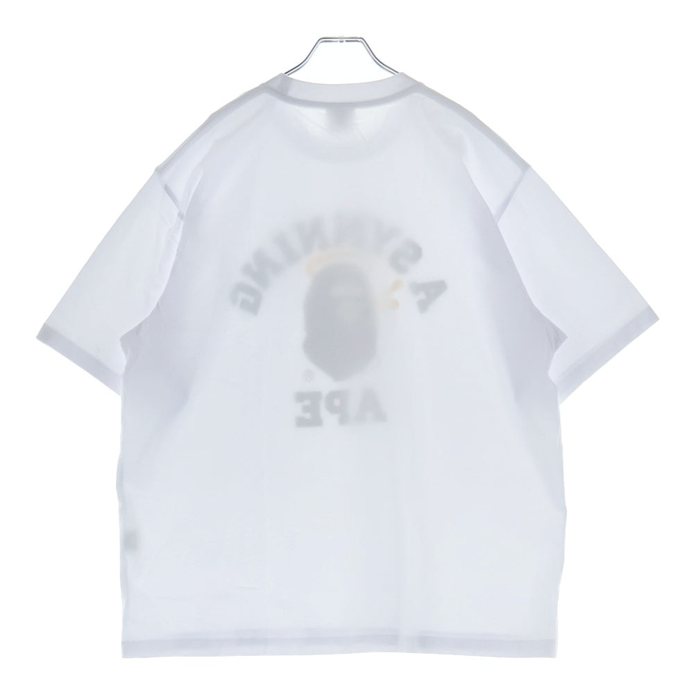 A BATHING APE(アベイシングエイプ) ×Spotify×SYNA World by Central Cee College Relaxed Fit Tee スポティファイ×シナ ワールド バイ セントラル シー 半袖Tシャツ 0ZXTEM933101P