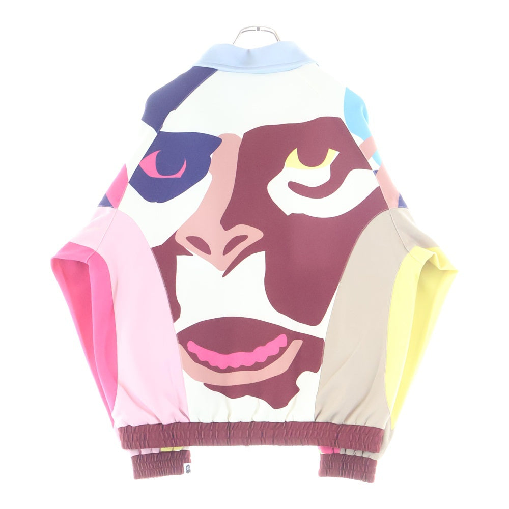 A BATHING APE(アベイシングエイプ) PATCHWORK TRACK JACKET ジップアップ パッチワーク トラックジャケット マルチ 001LJL231906C