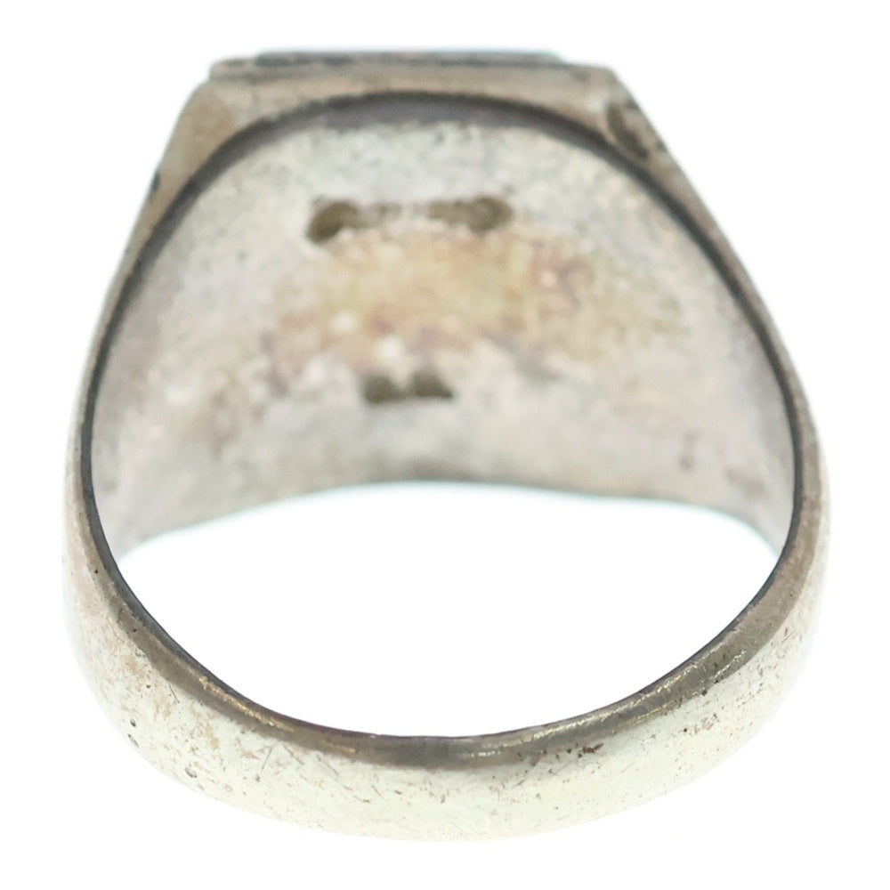 INDIAN JEWELRY(インディアンジュエリー) ZUNI S.B.刻印 ズニ族 マルチストーン インレイワーク リング シルバー