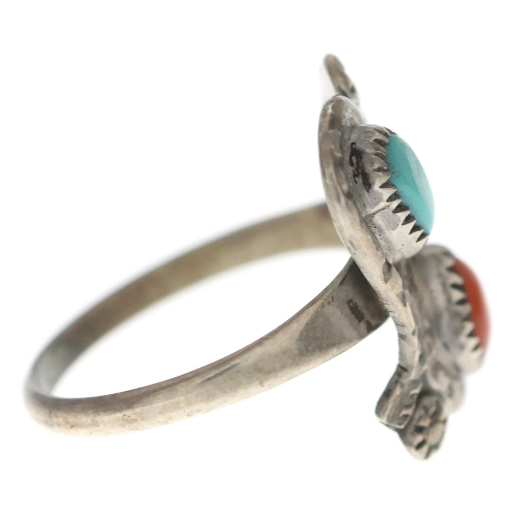 INDIAN JEWELRY(インディアンジュエリー) ZUNI NIETC刻印 ズニ族 スネークアイ リング シルバー