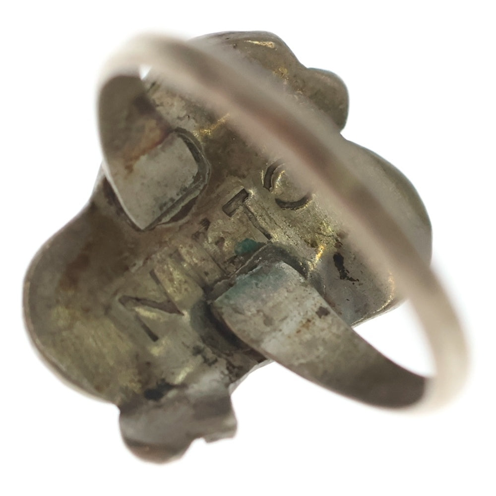 INDIAN JEWELRY(インディアンジュエリー) ZUNI NIETC刻印 ズニ族 スネークアイ リング シルバー