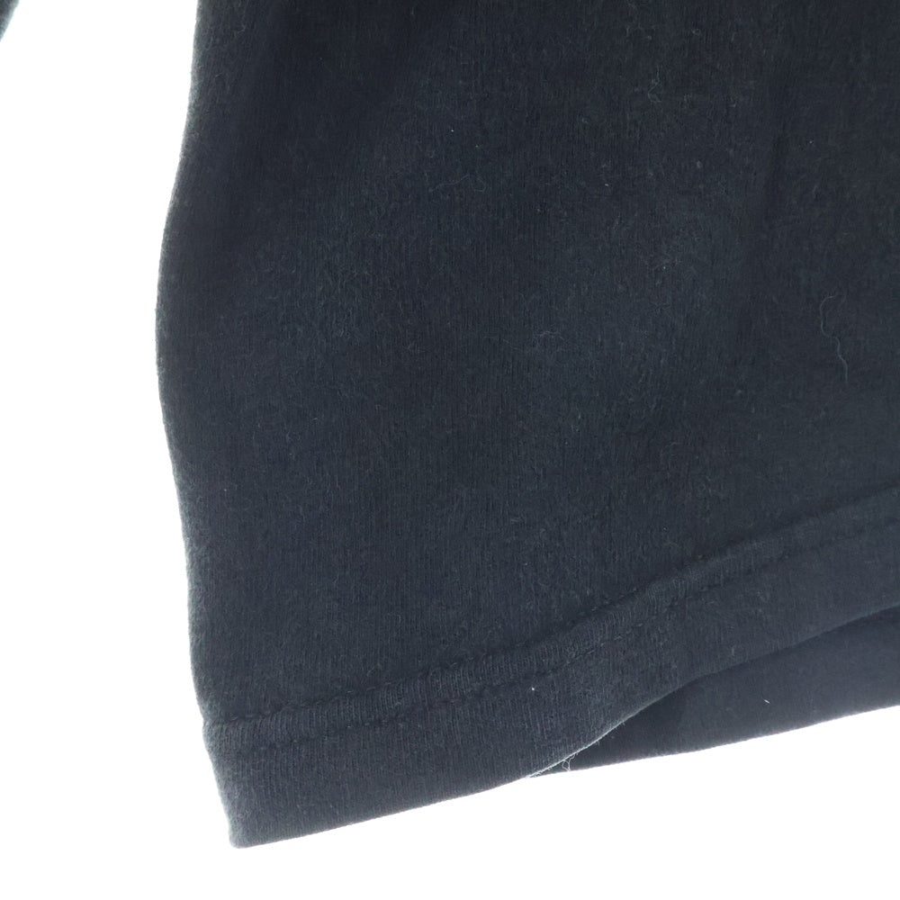 SUPREME(シュプリーム) 19SS The Real Shit L/S Tee ザ リアル シット フロントロゴ ロングスリーブ クルーネック長袖Tシャツ カットソー ブラック