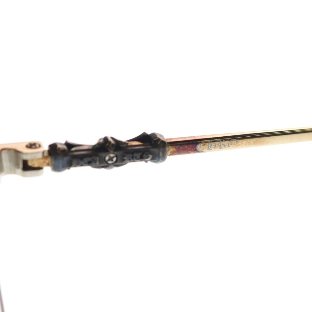 CHROME HEARTS(クロムハーツ) SLURPSTICK スラープスティック ティアドロップ メタルフレーム サングラス アイウェア 眼鏡 ゴールド