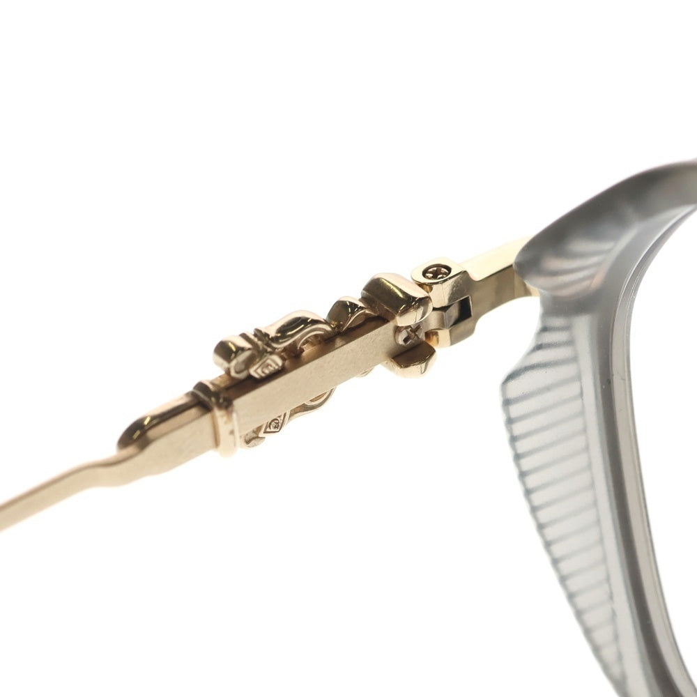 CHROME HEARTS(クロムハーツ) HOTATION ホテーション ヘキサゴンシェイプ ダブルブリッジ ダガー サングラス アイウェア 眼鏡 ゴールド