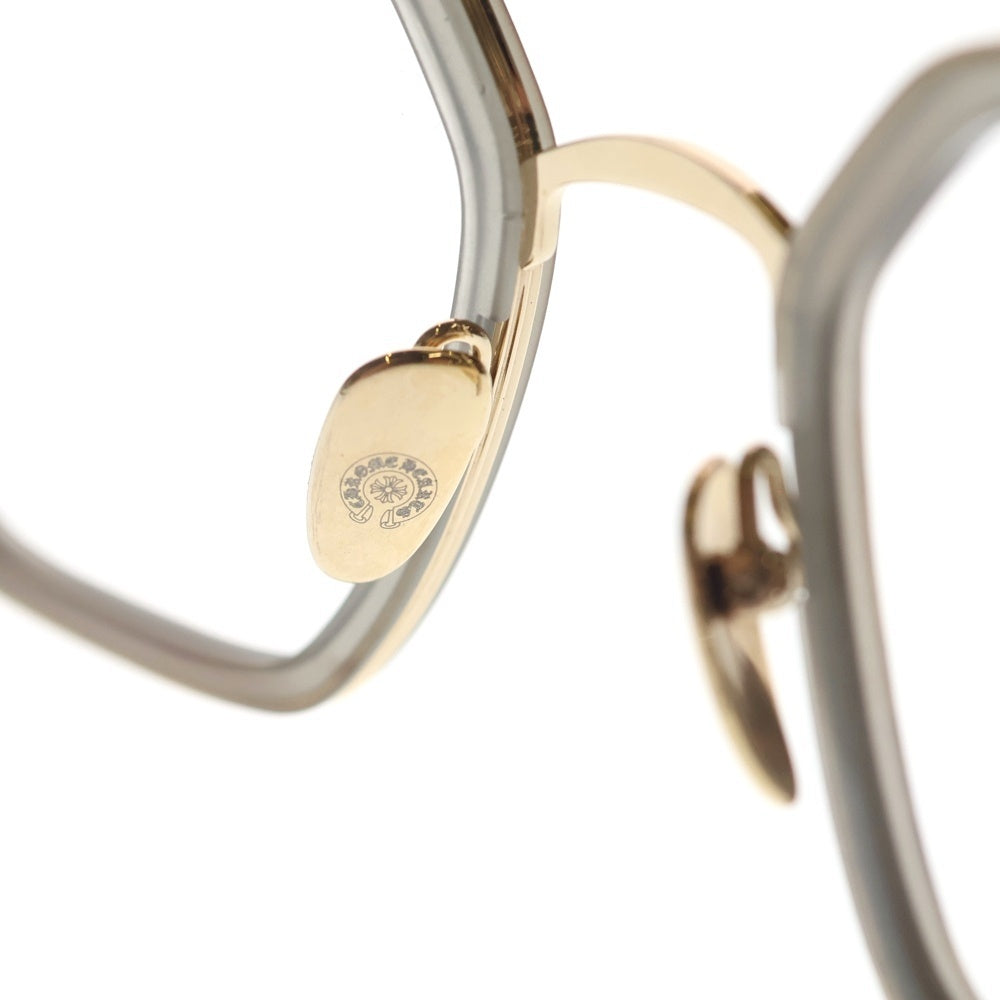 CHROME HEARTS(クロムハーツ) HOTATION ホテーション ヘキサゴンシェイプ ダブルブリッジ ダガー サングラス アイウェア 眼鏡 ゴールド