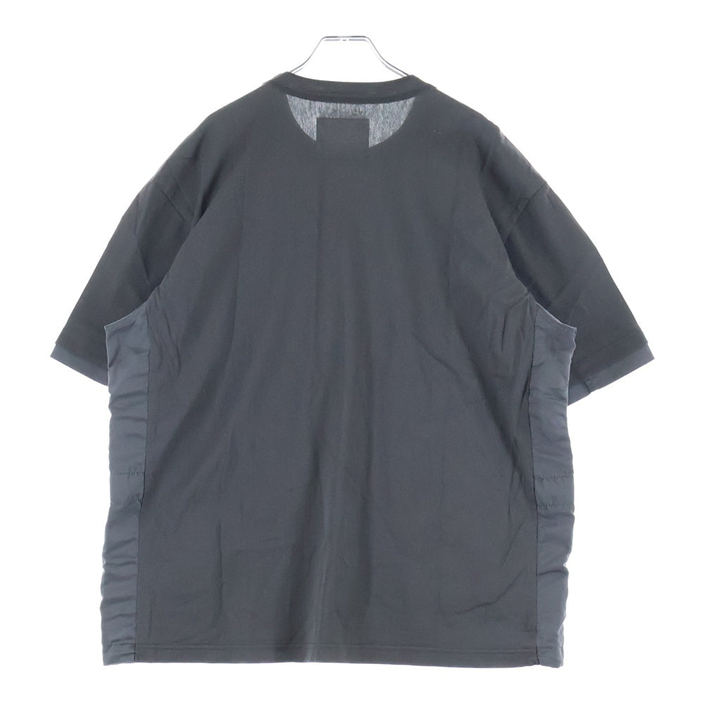 Sacai(サカイ) Cotton Jersey T-shirt フロントポケット ベルトデザイン 半袖Tシャツ カットソー グレー 23-03061M