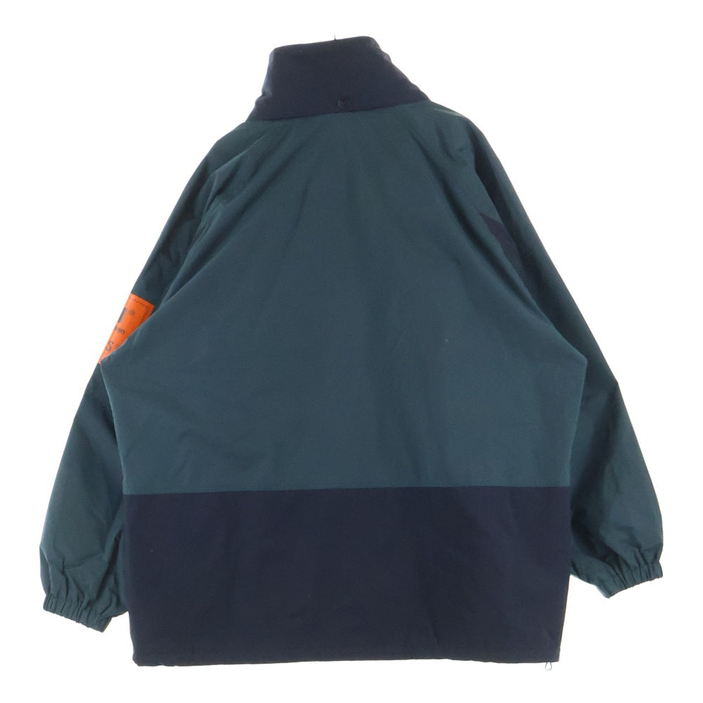 WTAPS(ダブルタップス) 20SS×Helly Hansen Bow Jacket HV12000W ヘリーハンセン ボウジャケット ナイロンマウンテンパーカー ブラック/グリーン