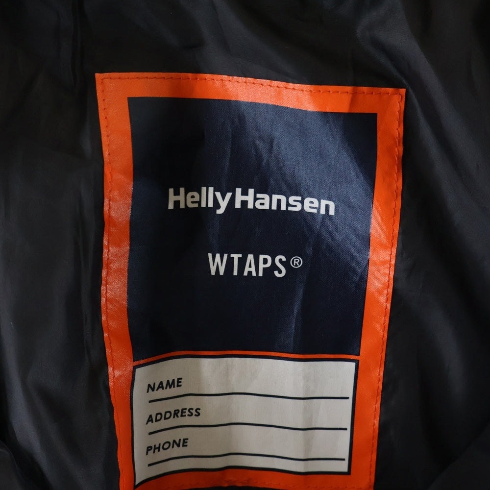 WTAPS(ダブルタップス) 20SS×Helly Hansen Bow Jacket HV12000W ヘリーハンセン ボウジャケット ナイロンマウンテンパーカー ブラック/グリーン