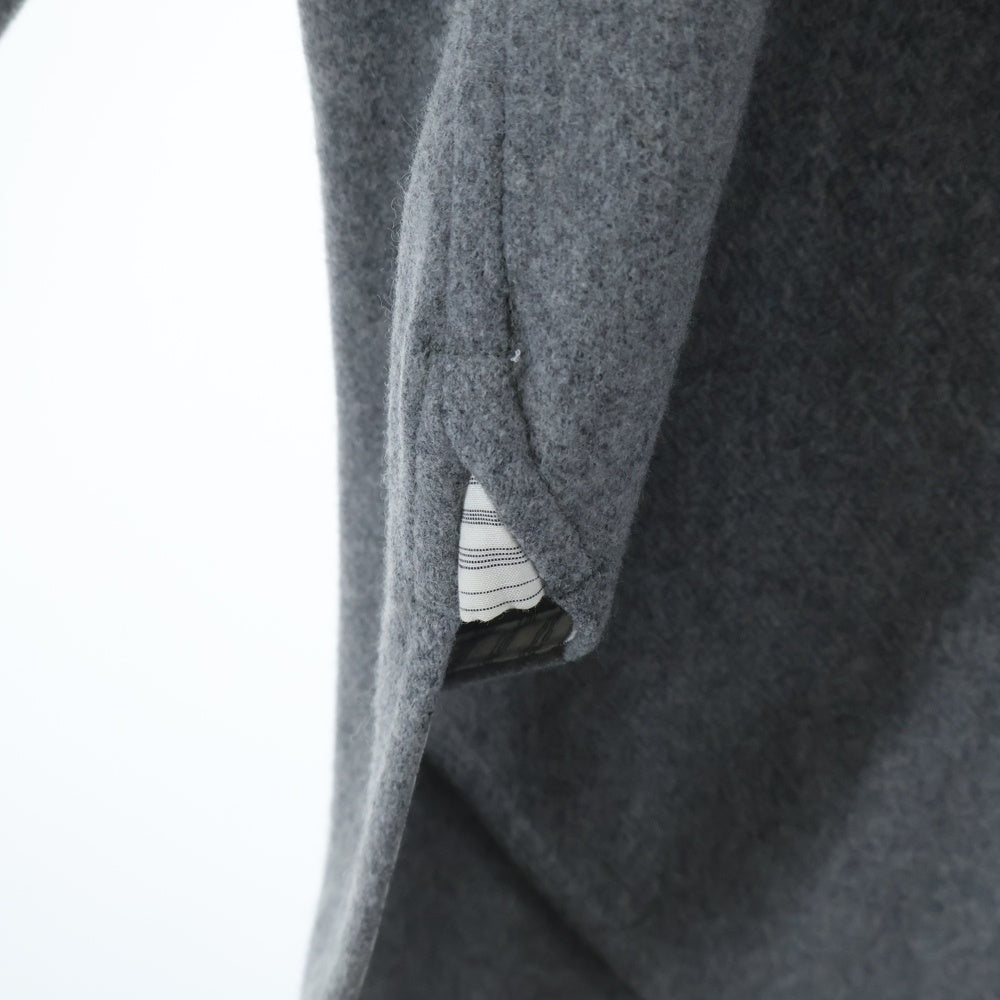 Acne Studios(アクネ ストゥディオズ) Flannel Overshirt フロントボタン フランネル オーバー長袖シャツ グレー FN-WN-BLOU000173