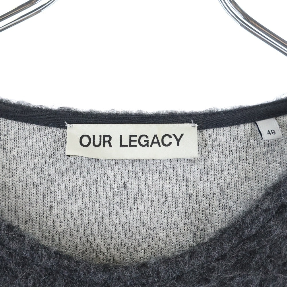 OUR LEGACY(アワーレガシー) DOUBLE LOCK U NECK ダブルルック Uネック ニットセーター グレー M4226DDG