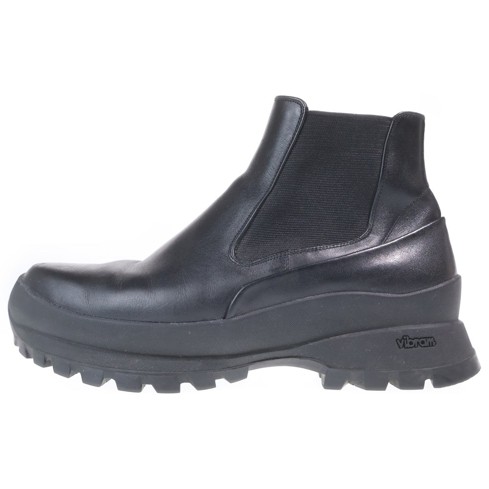 foot the coacher(フットザコーチャー) BRISTOL SIDEGORE 2212014 ブリストル サイドゴア ミッドカット レザーブーツ ブラック