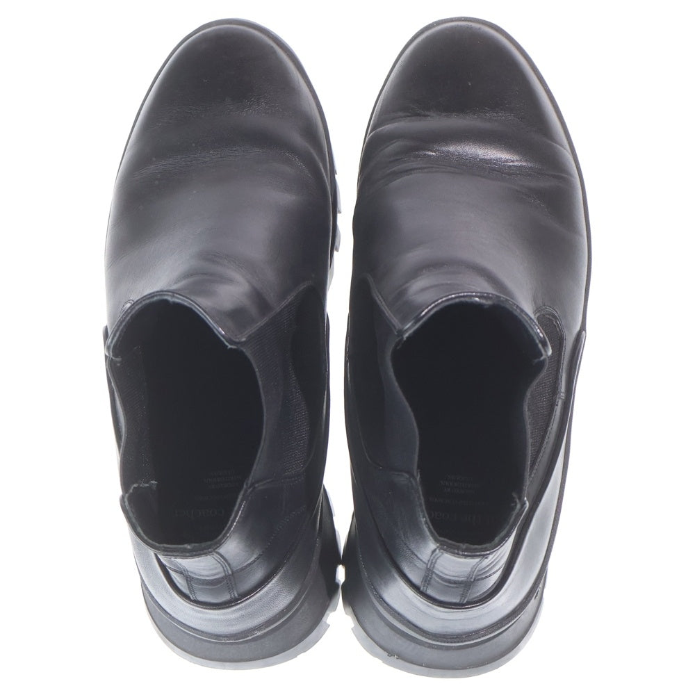 foot the coacher(フットザコーチャー) BRISTOL SIDEGORE 2212014 ブリストル サイドゴア ミッドカット レザーブーツ ブラック