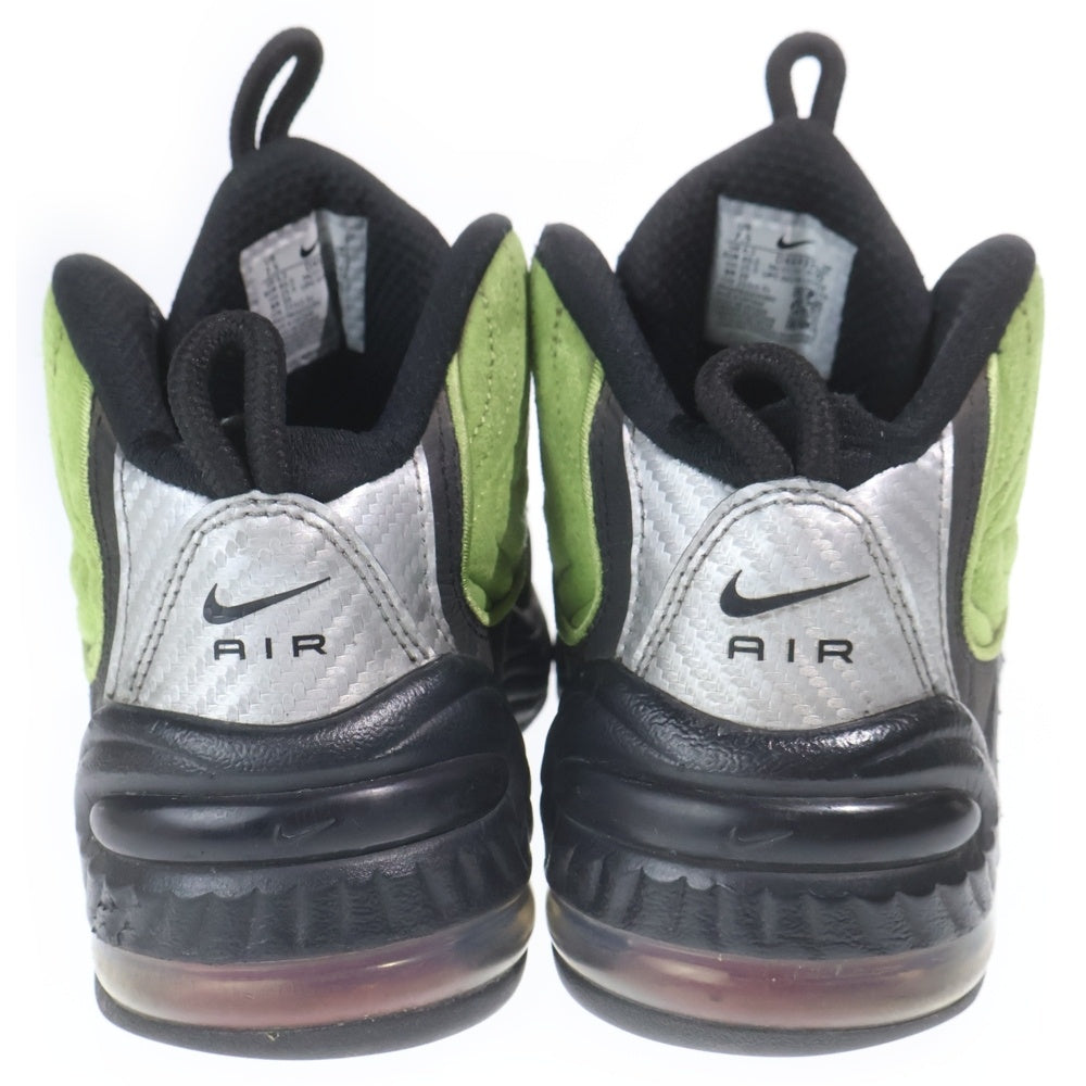 NIKE(ナイキ) ×STUSSY AIR PENNY 2 ステューシー エアペニー2 ミドルカットスニーカー ブラック/グリーン US7.5/25.5cm DX6933-300