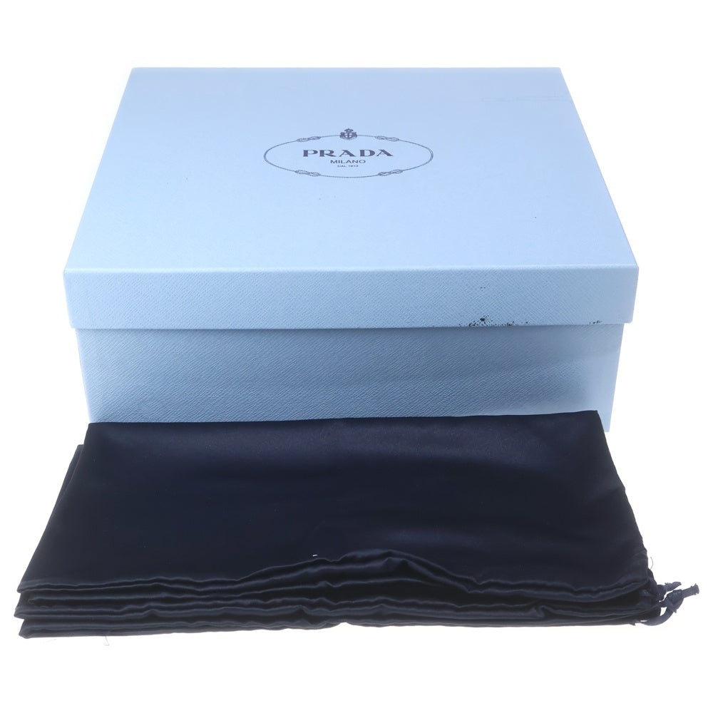 PRADA(プラダ) MONOLITH LOAFERS モノリス ブラッシュドレザー ローカット ローファー ブラック 1D649M レディース